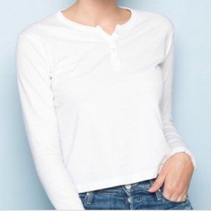 Brandy Melville long sleeve button down tee!